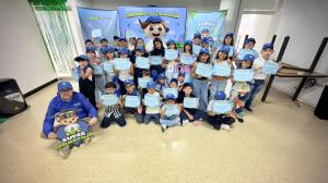 40 niños y niñas de La Ceja se gradúan como Súper Ambientalitos y prometen salvar el planeta